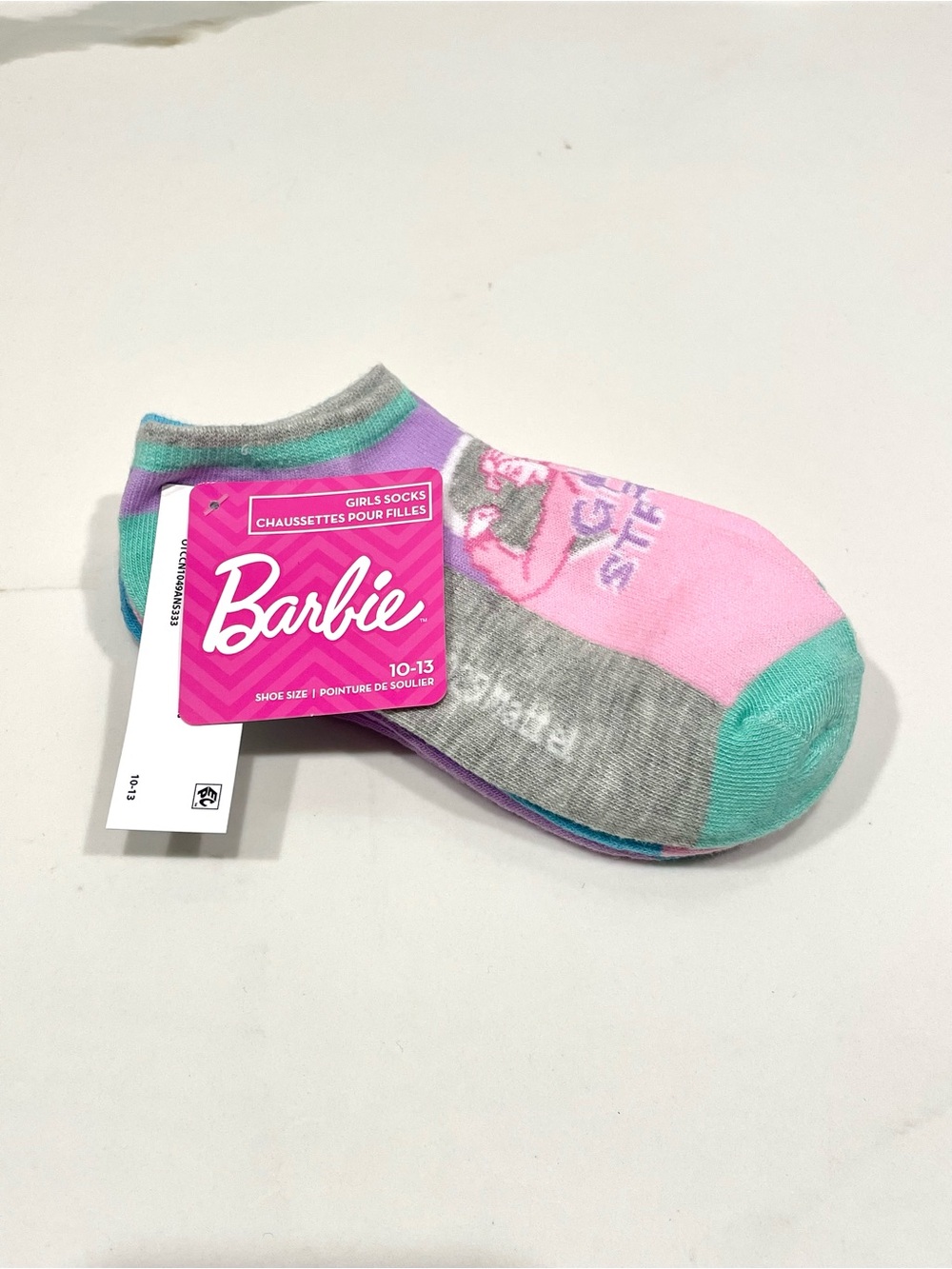 š 5/$25 NEW Barbie No-Show Socks (size 10-13)